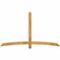 Ekena Millwork Bellingham Rough Sawn Timber Gable Bracket, Western Red Cedar, 84"W x 49"H x 2"D x 4"F, 14/12 Pitch GBW084X49X0204BEL00RWR - alternate 1